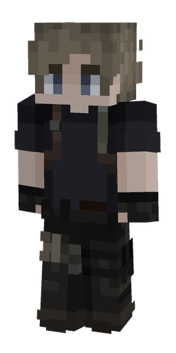 Black skin: body, front render
