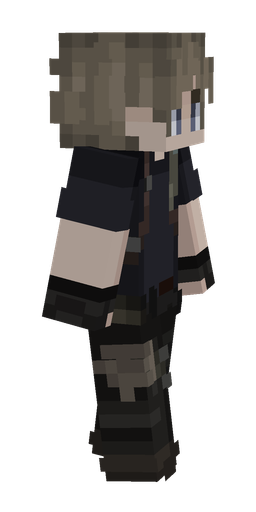 Black skin: body, right side render