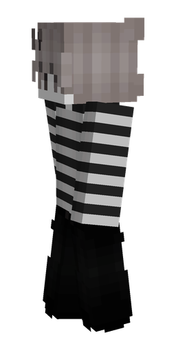 Black skin: body, left side render