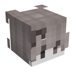 Black skin: head render