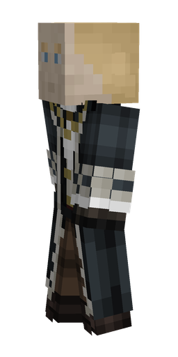 Black skin: body, left side render