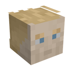 Black skin: head render