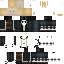 Black skin: raw texture render