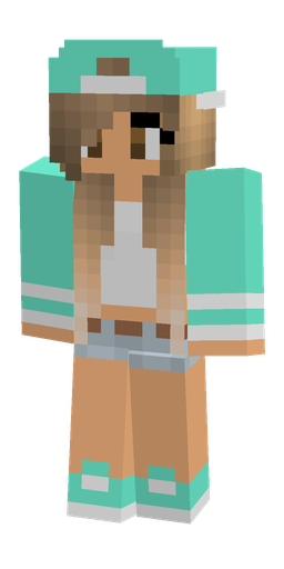 Blue skin: body, front render