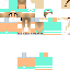 Blue skin: raw texture render
