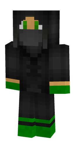 Black skin: body, front render