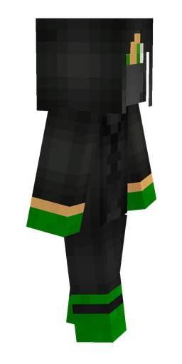 Black skin: body, right side render