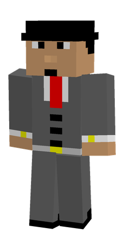 Black skin: body, front render