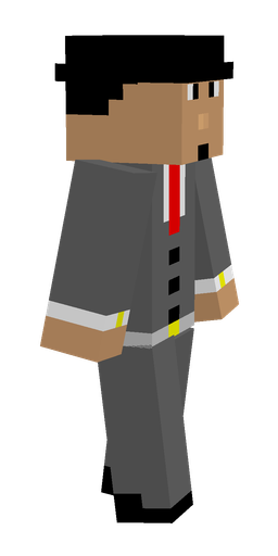 Black skin: body, right side render