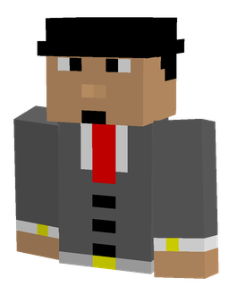 Black skin: bust render