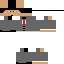 Black skin: raw texture render