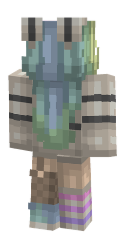 Classic skin: body, back render