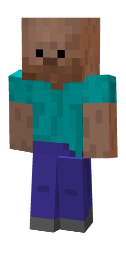 Blue skin: body, front render