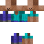 Blue skin: raw texture render
