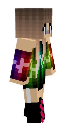 Black skin: body, right side render