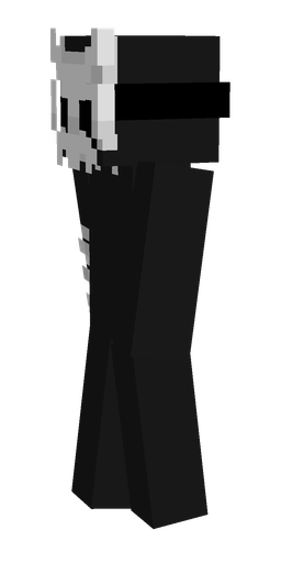 Black skin: body, left side render