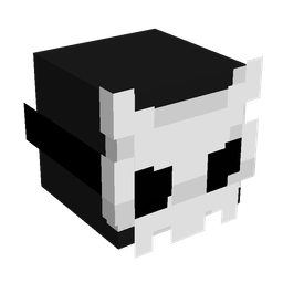 Black skin: head render
