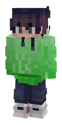 Blue skin: body, front render