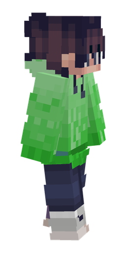 Blue skin: body, right side render
