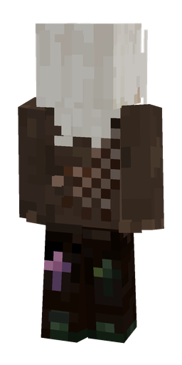 Black skin: body, back render