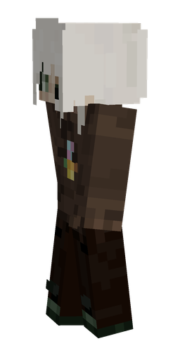 Black skin: body, left side render