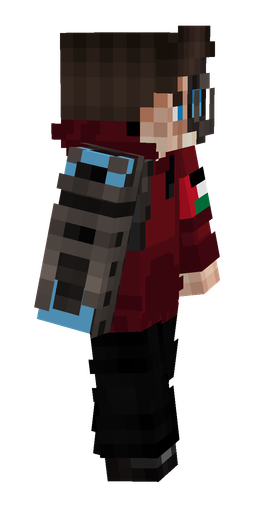 Black skin: body, right side render