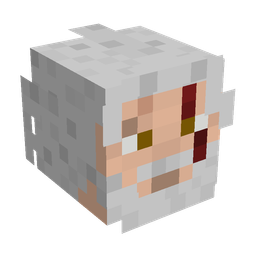 Black skin: head render