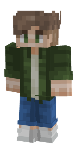Blue skin: body, front render