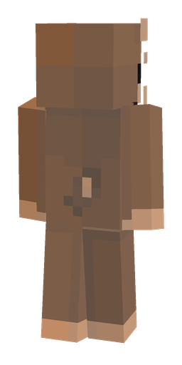 Orange skin: body, back render