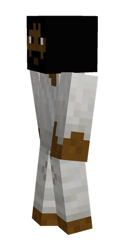 Black skin: body, left side render