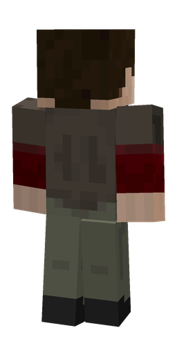 Black skin: body, back render