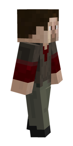 Black skin: body, right side render