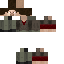 Black skin: raw texture render