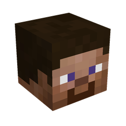 Black skin: head render