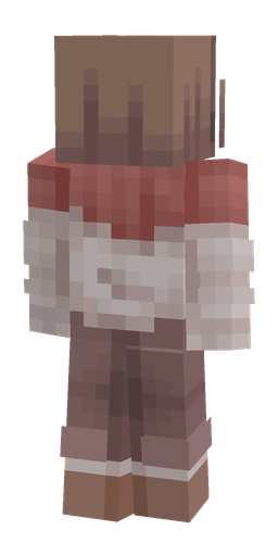 Orange skin: body, back render