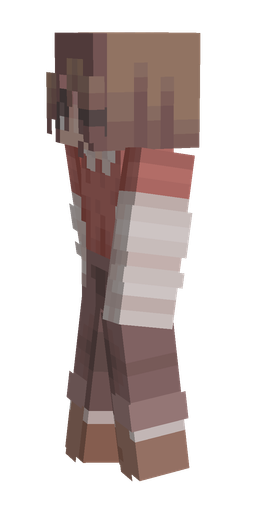 Orange skin: body, left side render