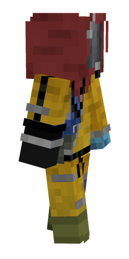 Brown skin: body, right side render