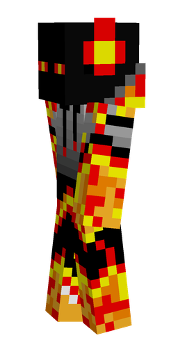 Black skin: body, left side render