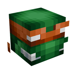 Black skin: head render