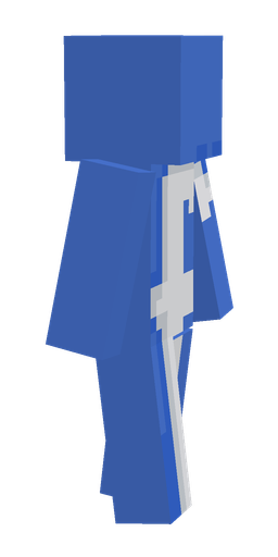 Blue skin: body, right side render