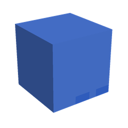 Blue skin: head render
