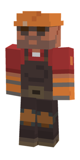Black skin: body, front render