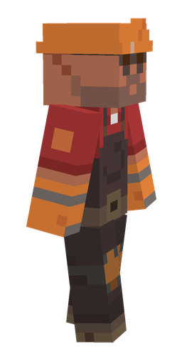 Black skin: body, right side render