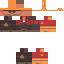 Black skin: raw texture render