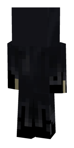 Black skin: body, back render