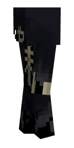 Black skin: body, left side render