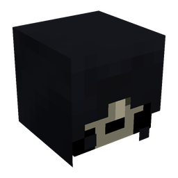 Black skin: head render
