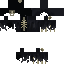 Black skin: raw texture render