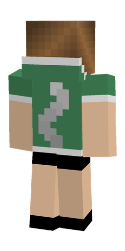 Brown skin: body, back render