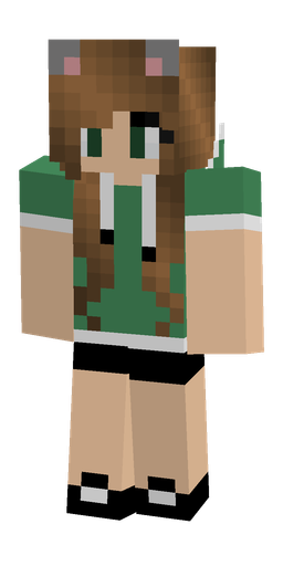 Brown skin: body, front render
